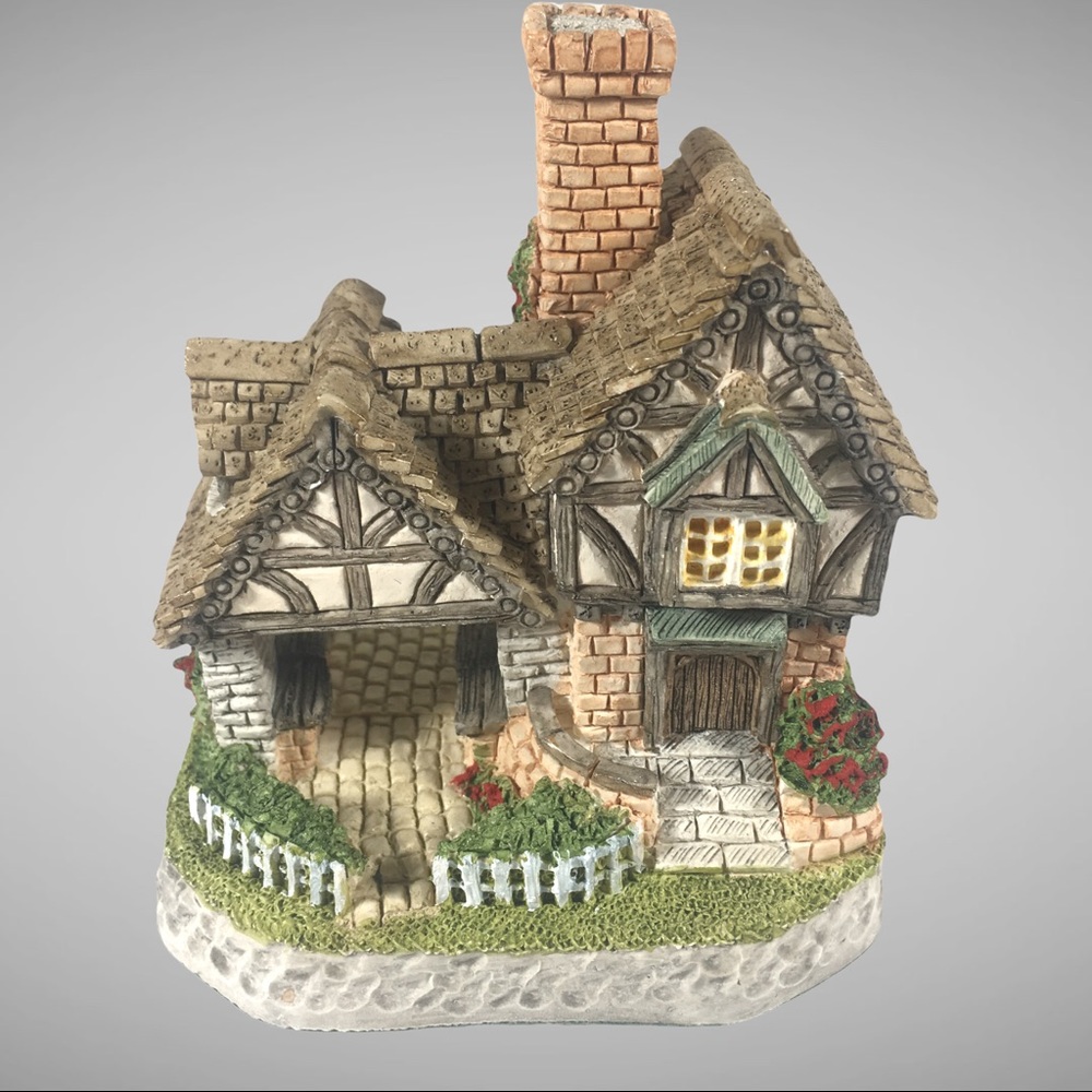 David Winter Cottages The English Village “The Church & Vestry” 1993 Boxed w/COA